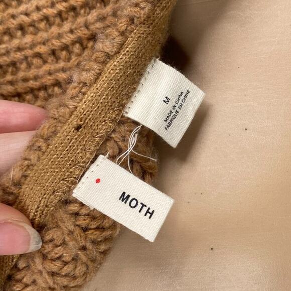 Moth Tan V-Neck Sweater Vest - Picture 9 of 10